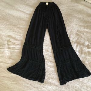 band of gypsies gauze flare pants XS